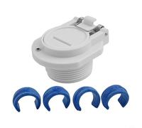 Swimming Pool Suction Cup Connector with Female Thread Hose Port - Safety Wall Mount Vacuum Lock Replacement for Hayward W400BWHP - For Zodiac - GW9530 - K12500