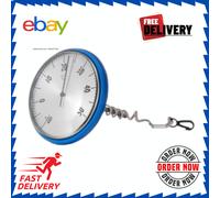 Swimming Pool Thermometer 110mm x 138mm Rustproof Stainless Steel Float 1x