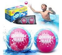 Swimming Pool Toys, 2 Pack Water Bouncy Balls, Beach Ball for Summer, Toys Games for Kids 5-8-12 Birthday Gifts