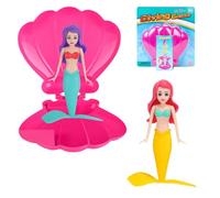 Swimming Pool Toys, 2Pcs Mermaid 1 Shell Mermaids Pool Diving Toys Set with Shell,Swimming Pool Sinking Toy Underwater Diving Toy Kids Swimming Pool Toys Gift for All (E1)