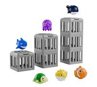 Swimming Pool Toys, Diving Toys, 6 Piece Easy Release for Fun Summer, Colorful Sinkies Design, Kids Bath Accessory, Backyard Lake River Travel Play Game Birthday Celebration