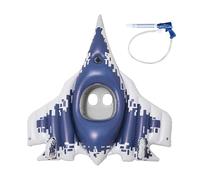 Swimming Pool Toys for Kids,Inflatable Airplane Shaped Swimming Ring Toys | Inflatable Swimming Raft for Kids | Boys, Girls, Home, Outdoor, Lake, River, Backyard and Bath