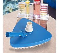 Swimming Pool Triangular Vacuum Head,Portable Weighted Triangular Suction Head Swimming Pool Vacuum Head Brush Cleaning Tool For Swimming Pools Fish Ponds Water Pools