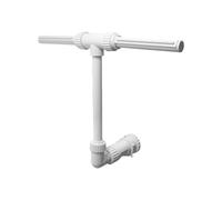 Swimming Pool Waterfall Fountain - High Pressure Double Nozzle Sprayer, Height Adjustable | Glow in the Dark Radiator Spray, Outdoor Pond Spa Relaxation Water Decor, High Durability