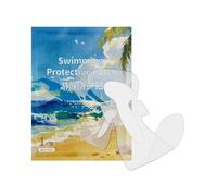 Swimming Private Stickers, Waterproof Hygiene Pads, 15.75x6.3 Inch Intimate Guard with Grip, Resin Base with Detail, Pool Safety Panel Hooks, Home Accessories for Dirt Daily Yoga Beach Diving Hot Tub
