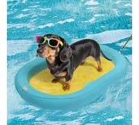 Swimming Raft for Pets, Sturdy Swimming Aid with Safety Function, Lightweight Leak-proof Swimming Mat, Inflatable Pet Pool Float, Inflatable Raft Dog Boat Pet