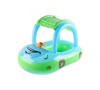 Swimming Rafts And Swimming Aids For And Young Children | Swimming Raft for Kids - Inflatable Car Shaped Swimming Trainer PVC Material With Detachable Sun Hood For