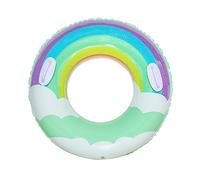 Swimming Rainbow Inflatable Pool Float Swimming For Swimming Pool/Travel Supplies Party Favor Kids Swimming Tube