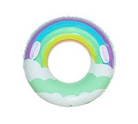 Swimming Rainbow Inflatable Pool Float Swimming For Swimming Pool/Travel Supplies Party Favor Kids Swimming Tube