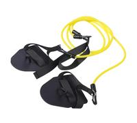 Swimming Resistance Band Swim Belt 20 Lb Training Equipment Yellow | Tpr Pp Nylon Construction, Pool Use, for Children and Athletes, Stroke Drills and Strength Work