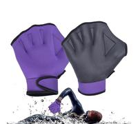 Swimming Resistant Gloves, Swimming Gloves for Women, Water Mittens, Swimming Training, Water Diving Equipment, Rubber Polyester Fabrics without Fading for Men, Women, Children