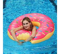 Swimming Ring Adult, GUBOOM Swimming Ring Doughnut Inflatable Swimming Ring 120 cm Large Summer Water Toys Beach Toy Swimming Ring Swimming Chair Swimming Hoop Adults