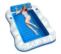 Swimming Ring - Float in the Pool for Adults, Inflatable Lounger with Cup Holder | Fun Ring Water for Beach, Lake, River, Garden, Holiday Float