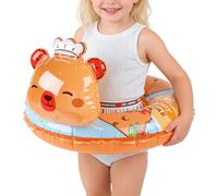 Swimming Ring for - Inflatable Ring with Capybara Cartoon Pattern - Inflatable Swimming Ring for Bath, Beach, Shower, Summer, Outdoor Games, Girls and Boys