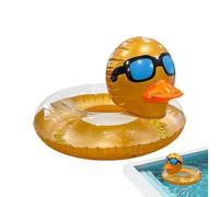 Swimming Ring for the Pool - Inflatable Swimming Hose, Inflatable Duck with Sequins, for Children, Adults, Girls, Boys, Summer, River, Lake, Travel, Party