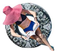 Swimming Ring - Ivisual Engagement Tool, Color Changing Floating Swimming Ring | Multifunctional LED Light for Beach Lake River, Waterproof Swimming for Adults Party
