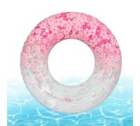 Swimming Ring With Handle Sequin Flower Experience, Effectively Ergonomic
