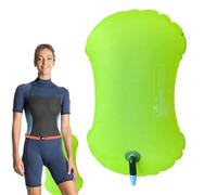 Swimming Safety Float, 48 x 31 cm, PVC Buoyancy Body, Orange, Yellow, Pink, Visibility Buoy for Open Water Swimmers, Triathletes, Adjustable Swimming Bladder, Tow Float, Safety Buoy, Outdoor