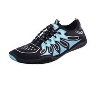 Swimming Shoes, Anti Slip Couple Shoes Quick Dry Swimming Shoe Breathable Wading Shoe Lace-Up Lightweight Beach Sneakers Outdoor Beach Athletic Footwear Fashionable Slip On Footwear Black