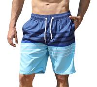 Swimming Shorts Men Bermuda Beach Board Shorts Mens Men's Swim Trunks Quick Dry Surf with Mesh Lining Summer Men's Beach Pants Lightweight Big and Tall Breathable for Surfing Running Sports