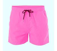 Swimming Shorts Men with Mesh Lining Mens Swim Trunks UK Quick Dry Men's Beach Board Surf Shorts with Pockets Waterproof Elasticated Waist wih Drawstring for Vacation Water Sports Hot Pink
