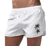 Swimming Shorts-Swimming Trunks Men-Mens Swim Trunks No Liner 5" Beach Shorts Stretch Swimming Trunks Shorts Bathing Suit Swimwear With Pocket