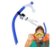 Swimming Snorkel, Swimming Snorkel for Lap Swimming, Portable Dry Snorkel for Swimming, Swimmer Snorkelling Equipment, Diving Equipment, Training Deliveries, Silicone Mouthpiece for Adults