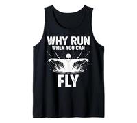 Swimming Swim Why Run When You Can Fly Tank Top
