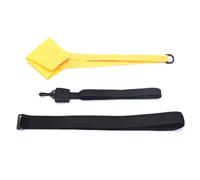 Swimming Training Belt with Drag Parachute Resistance, Nylon and PP Material, Adjustable Sizes, 360 Degree Rotating Buckle, Supports Improved Swimming Mechanics (20cm Yellow)