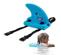 Swimming Training Pool Device with Fin Shape, Swimming Trainer, Portable Backfloat Safety Swimming Trainer with Strap for Swimming Pool