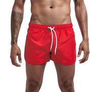 Swimming Trunks Men Boys Swimming Shorts Men Quick-Drying Surfing Beach Shorts Quick Dry Beach Surfing Running Swimming Drawstring Shorts Breathable Gym Shorts Lightweight Comfortable Everyday Wear