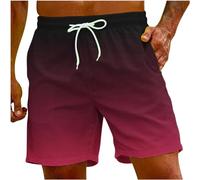 Swimming Trunks Men UK Warehouse Clearance Gradient Printed Swim Shorts Summer Holiday Pools Surfing Boardshorts Elasticated Waist Beach Board Shorts Lightweight Casual Half Pants S-5XL