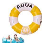 Swimming Tube Rings, Inflatable Pool Ring, Swimming Pool Float Rescue Ring with Handle - Tubes, Rescue Ring, British Style Design Floats