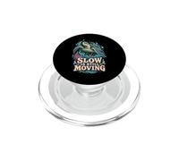 Swimming Turtle Slow Is Still Moving Motivation PopSockets PopGrip for MagSafe