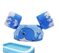 Swimming Vest, Adjustable Float Jacket with Arm Wings, Swim Float Vest, for Bath Time Beach Lake River Water Park Outdoor Vacation Boys Girls