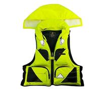 Swimming Vest with Cross-Strap Safety, Zipper, Whistle, Floating Life Jacket for Sea Fishing Drifting Snorkeling