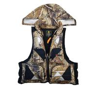 Swimming Vest with Cross-Strap Safety, Zipper, Whistle, Floating Life Jacket for Sea Fishing Drifting Snorkeling