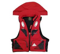 Swimming Vest with Cross-Strap Safety, Zipper, Whistle, Floating Life Jacket for Sea Fishing Drifting Snorkeling