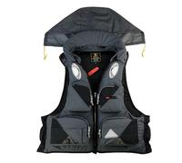 Swimming Vest with Cross-Strap Safety, Zipper, Whistle, Floating Life Jacket for Sea Fishing Drifting Snorkeling