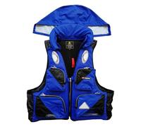 Swimming Vest with Cross-Strap Safety, Zipper, Whistle, Floating Life Jacket for Sea Fishing Drifting Snorkeling