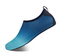 Swimming Water Shoes Mens Womens Outdoor Swim Socks Skin Shoes for Beach Snorkeling Surfing Diving Yoga Exercise(306 Blue, 11.5/12.5UK=46/47EU)
