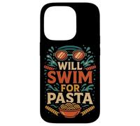 Swimming Will Swim For Pasta Case for iPhone 14 Pro