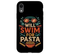 Swimming Will Swim For Pasta Case for iPhone XR