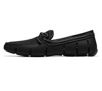 SWIMS Men's Braided Lace Loafer Black 10 M US