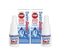 SwimSeal Twin-Pack All Natural Swimmer's Ear Drops for Daily Use Rather Than Alcohol Drops or Earplugs. The Solution for Your Ears for All Water Exp