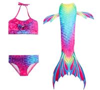 Swimsuit Children Girls Bikini Children's Three Piece 3 Swimwear