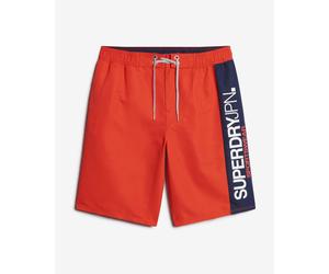 Swimsuit Superdry Sportswear red black - L
