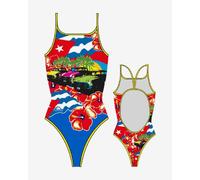 Swimsuit Turbo Cuba Colors thin strip woman - L