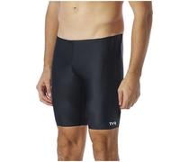 TYR Men's Jammer Swimsuit Durafast Elite Solid Black 38
