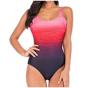 Swimsuits for Women Tummy Control Beachwear Splice Mesh Soft Cup Padded Elegant Bathing Suit Plus Size Slimming Womens Swimsuit Clothing for Women Deals of The Day
